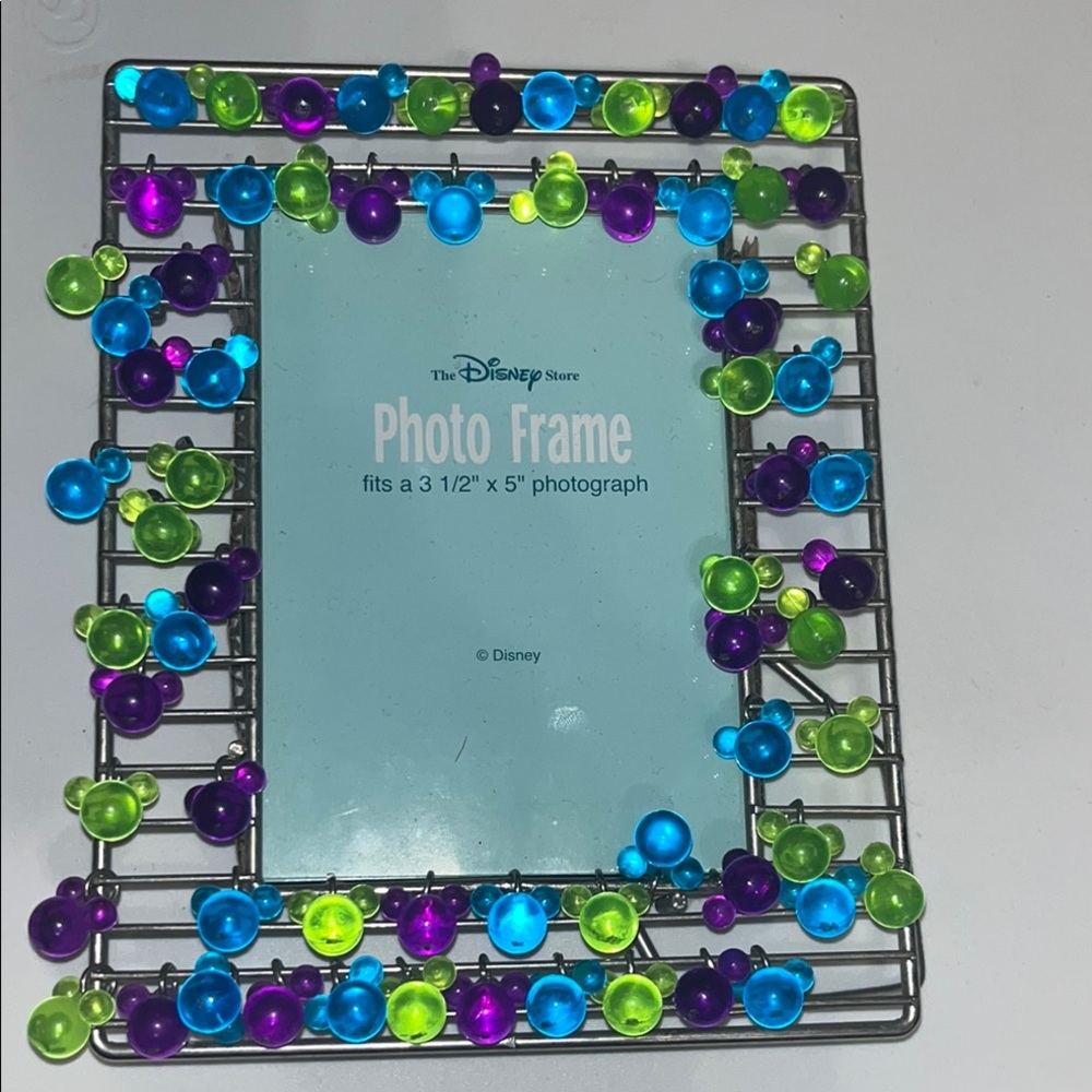 Disney Multicolor Beaded Photo Frame